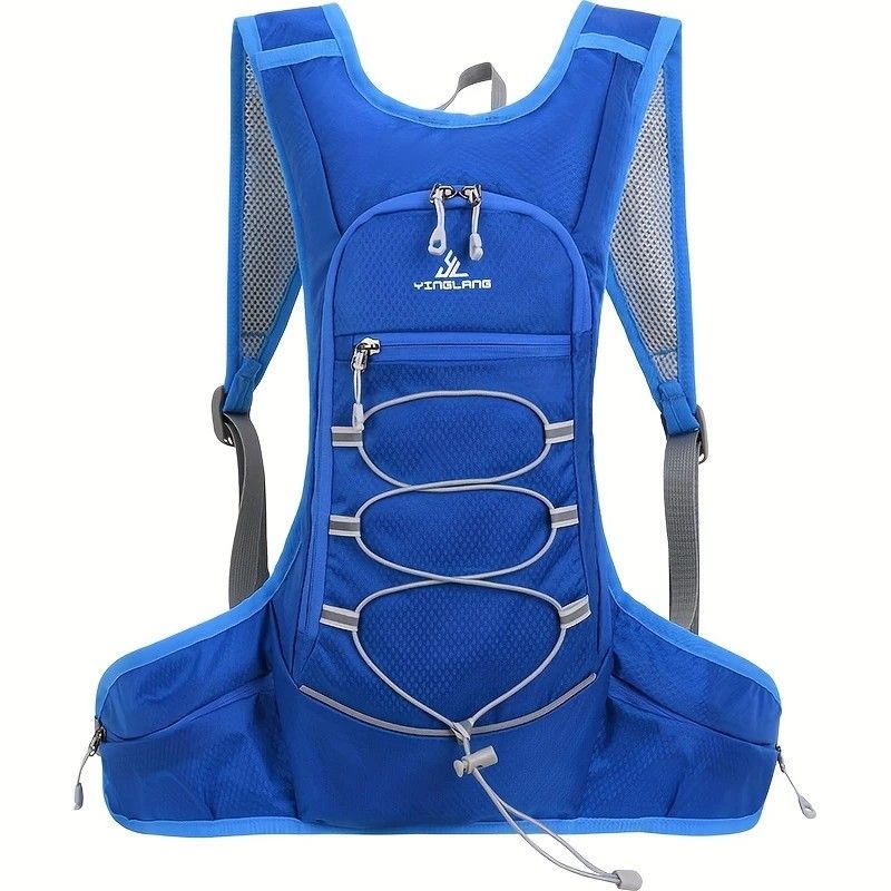 Lightweight Trail Running Hydration Backpack, Cycling Hiking Mountaineering Backpack, Night-Reflective Breathable Design(BLUE) - Image 1