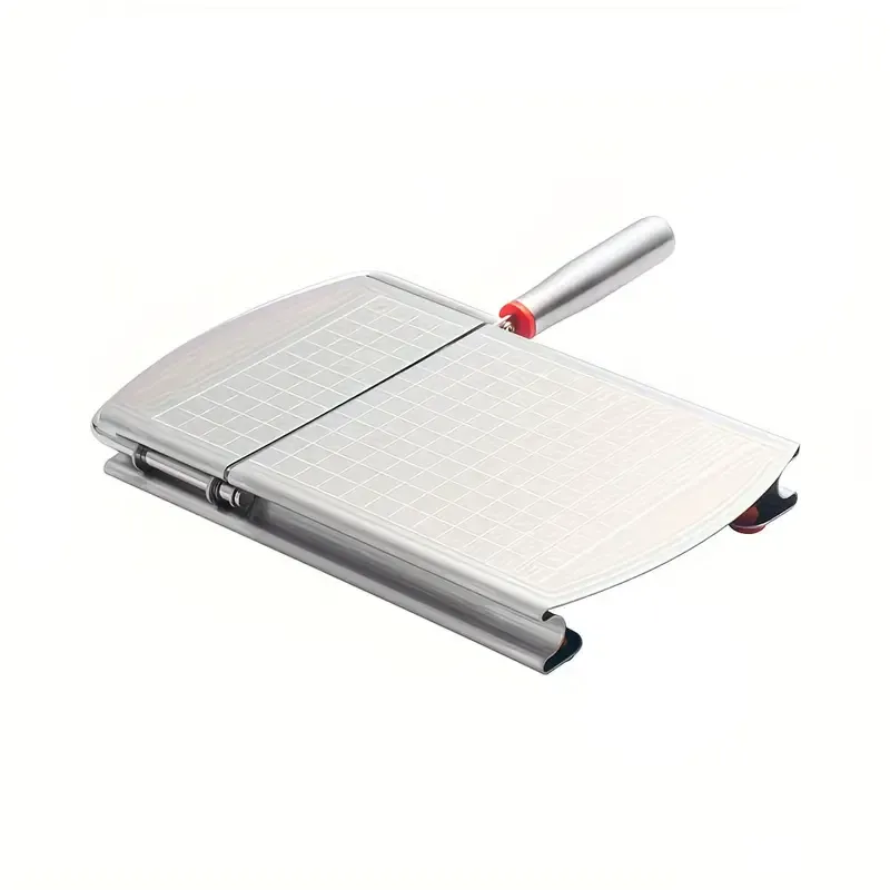 Stainless steel multi-function slicer, precise for even slicing, silicone suction cup for anti-slip stability, sharp blade for smooth cutting, a practical kitchen and baking tool - Image 8