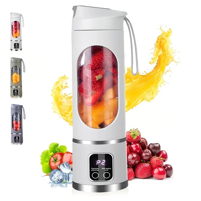 （Green)Portable USB Charging Blender & Juicer - Easy to Clean, Suitable for Fruit and Vegetable Drinks, Smoothies - Capacity Ranging from 10.14 oz to 16.91 oz - Image 5