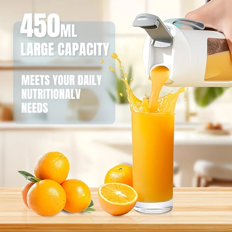（Green)Portable USB Charging Blender & Juicer - Easy to Clean, Suitable for Fruit and Vegetable Drinks, Smoothies - Capacity Ranging from 10.14 oz to 16.91 oz - Image 7
