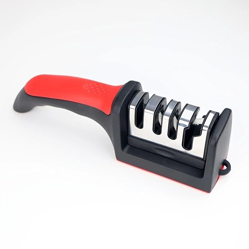Four - stage Professional Knife Sharpener - High - precision Sharpening Stones (Diamond and Ceramic Sharpening Stones), with Anti - slip Handle - Easy to Use, Quick Sharpening, Durable Performance - Image 8