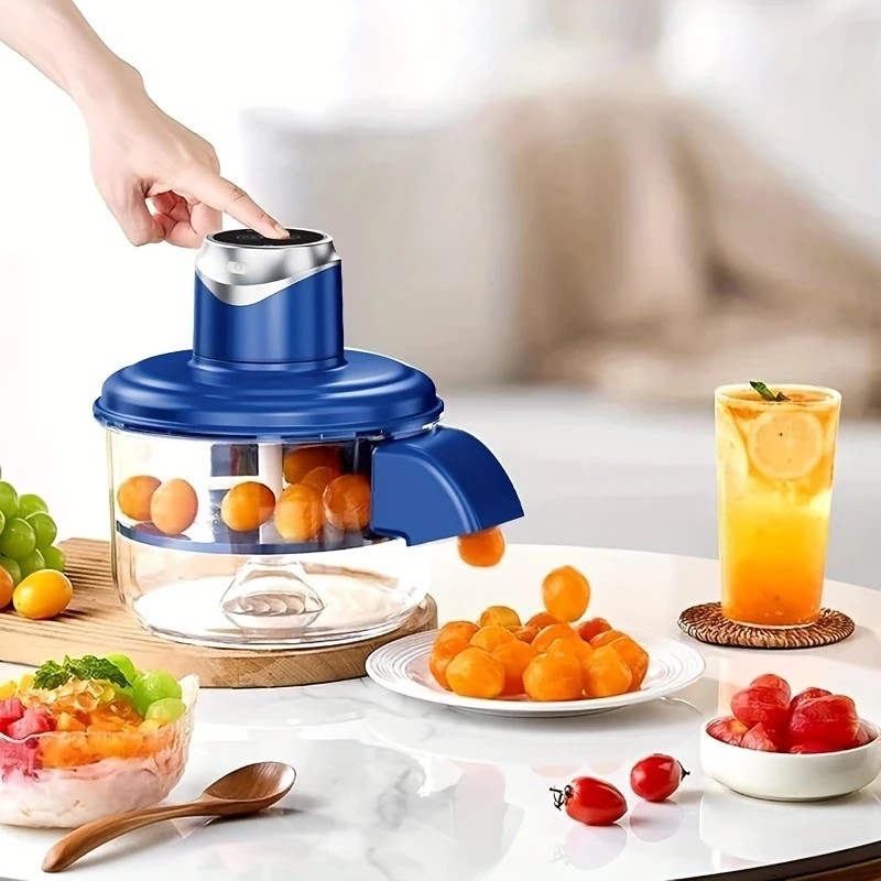 Electric Fruit Peeler  Automatic Peeling Machine for Grapes, Cherry Tomatoes, and Garlic  Multifunctional Kitchen Tool - Image 4