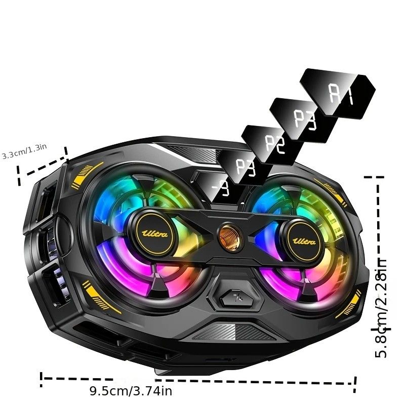 New Dual-Fan Phone Cooler with Digital Display – Designed for Gamers and Live Streamers. - Image 5
