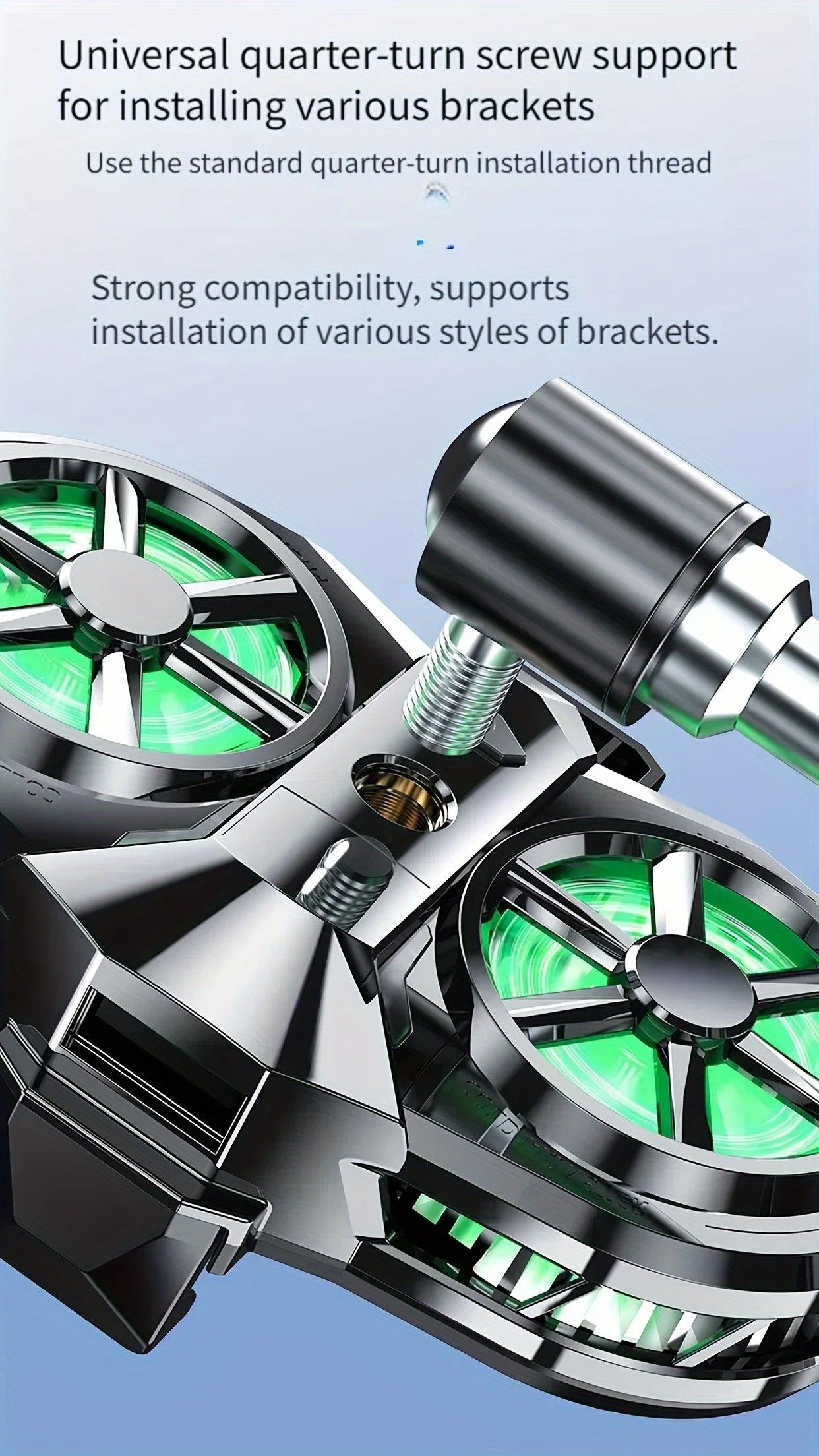 Semiconductor Cooling Fan Back Clip, Instant 3-Second Cooling, Large Area Heat Dissipation, Compatible with All Phone Models, Unobstructed Camera View for Live Streaming & Gaming.（Universal wheel payment） - Image 8