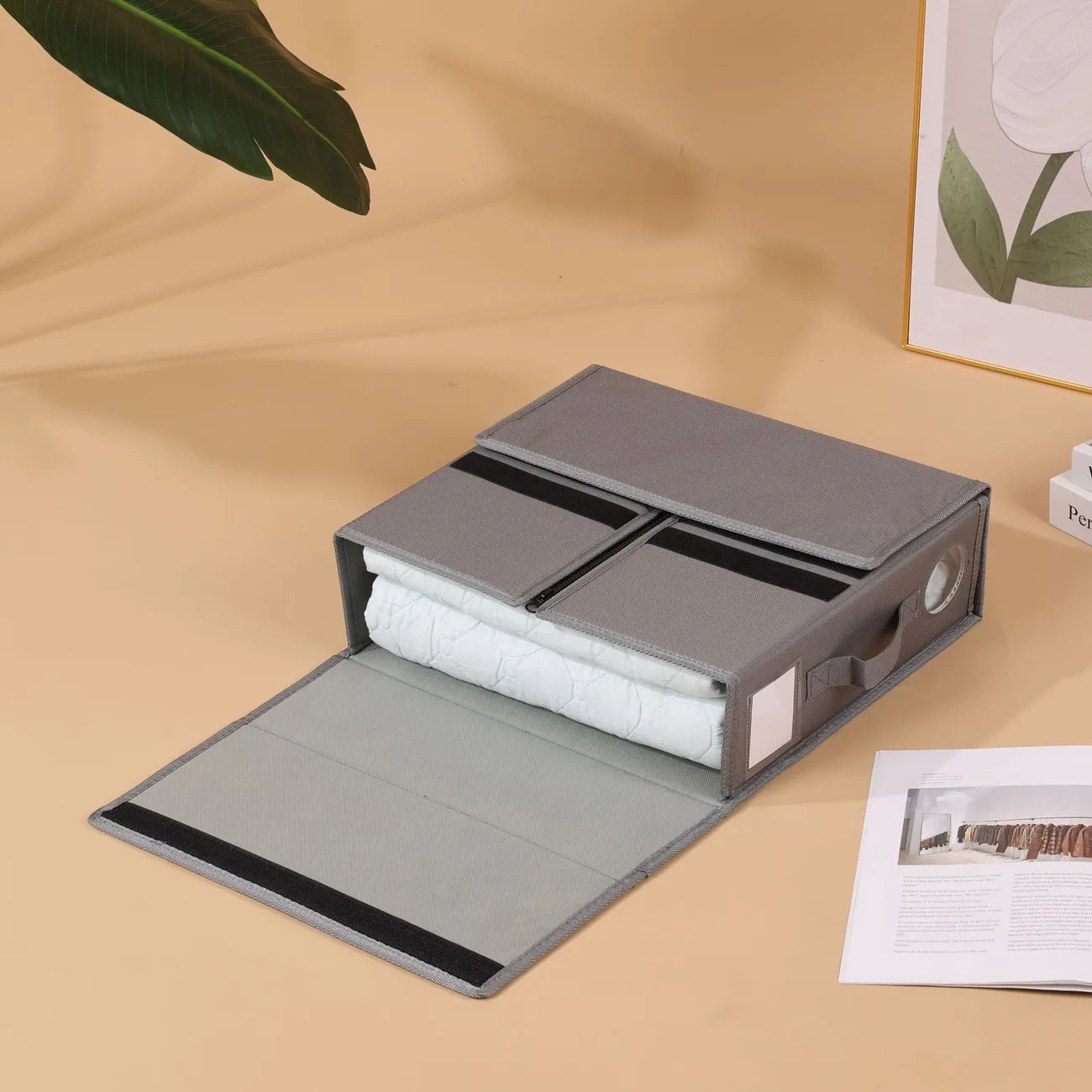 5PCS Foldable Bed Sheet Storage Box with Viewing Window, Your Neat Solution for Bedroom and Wardrobe Organization. - Image 8
