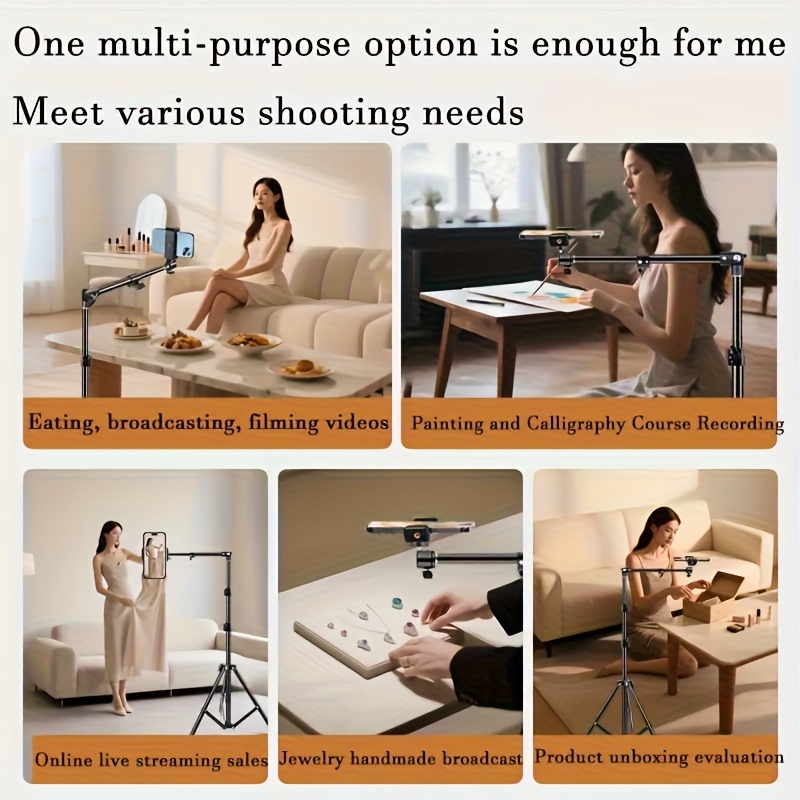 **Multi-Angle Flexible Shooting Stand: Your All-in-One Portable Assistant for Stable HD Live Streaming and Content Creation** - Image 2