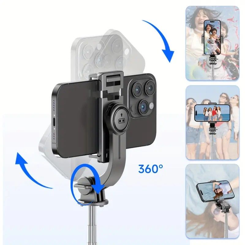 Upgraded Clamp Selfie Stick Tripod: Bluetooth Remote Control, Portable Detachable Design, One Rod, Multiple Functions - Image 6