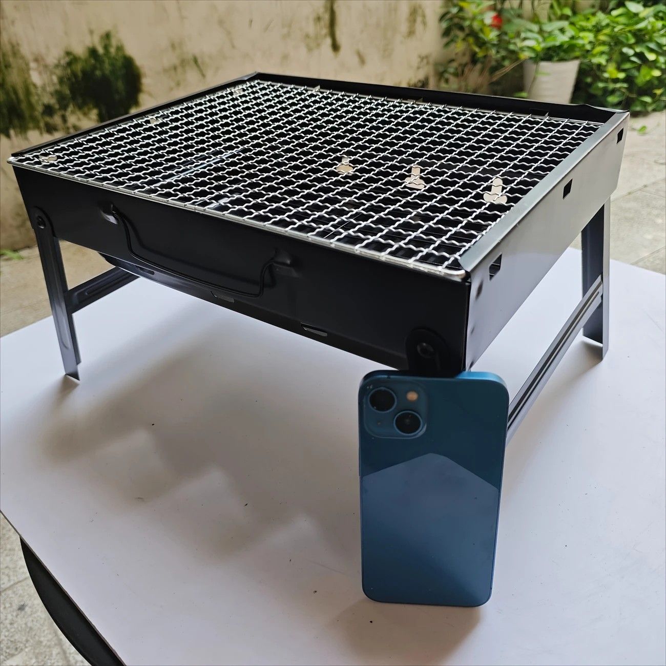 Weekend Essential Portable Foldable BBQ Grill Home & Camping Heavy Duty Steel No Assembly Required（Xiaoheigang） - Image 2