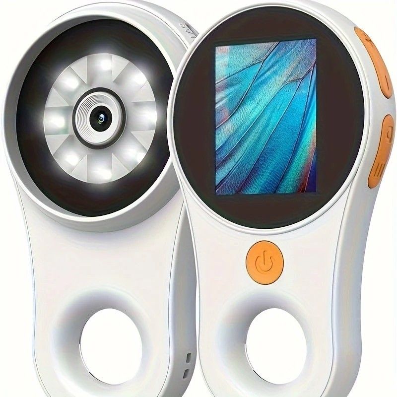 2 Inch 500X HD Portable Handheld Digital Microscope with Screen USB Connect to Computer for Plant Insect Repair Inspection.BLACK - Image 8