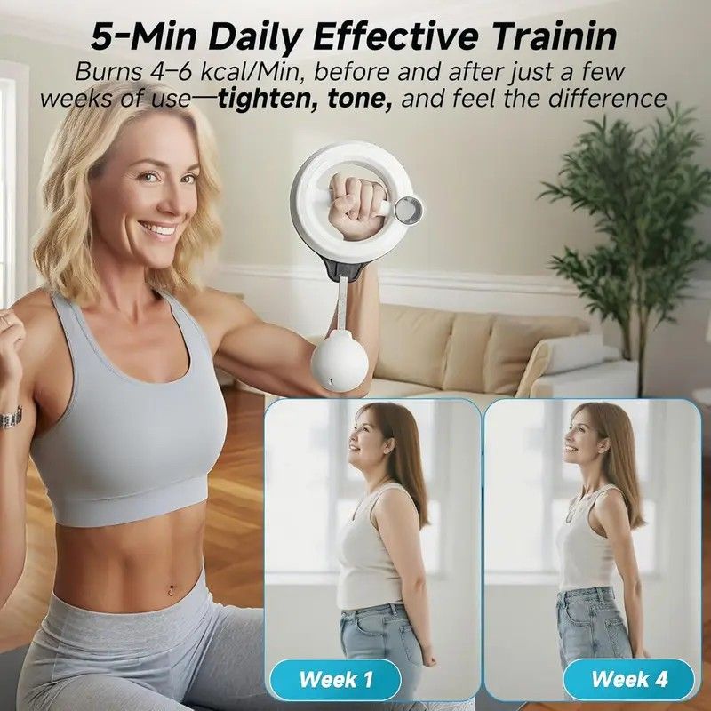 Unisex 360° Hand Rotation Forearm Trainer Arm Shoulder Chest Workout Home Gym Equipmen - Image 5