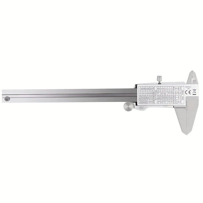 Stainless Steel Digital Caliper 150mm 6 Inch LCD Three Mode Metric Imperial Fractional One Touch Switch with Protective Case for Machinery DIY Precise Measurement - Image 7