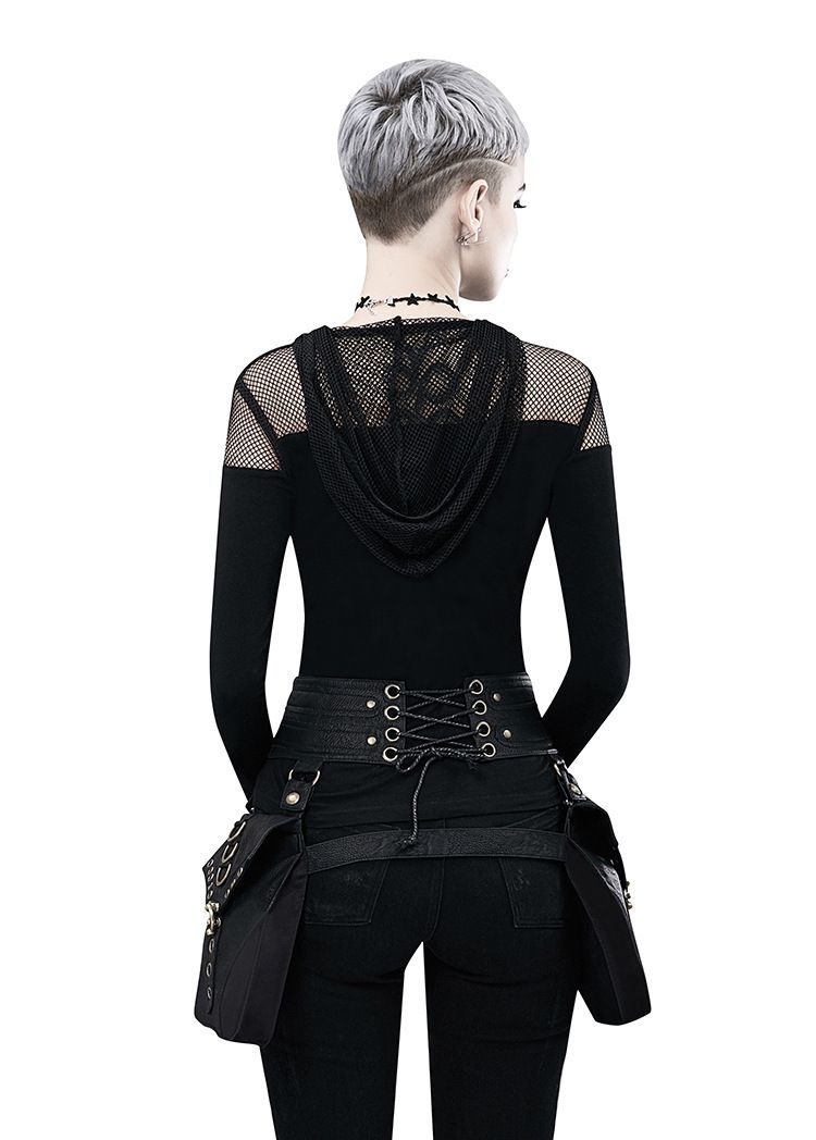 Steampunk PU Leather Waist Bag: Adjustable Waist Size with Rivet Detailing, Versatile as a Retro Leg Bag or Belt, Unisex for Motorcycle Riding and Stylish Outfits - Image 7