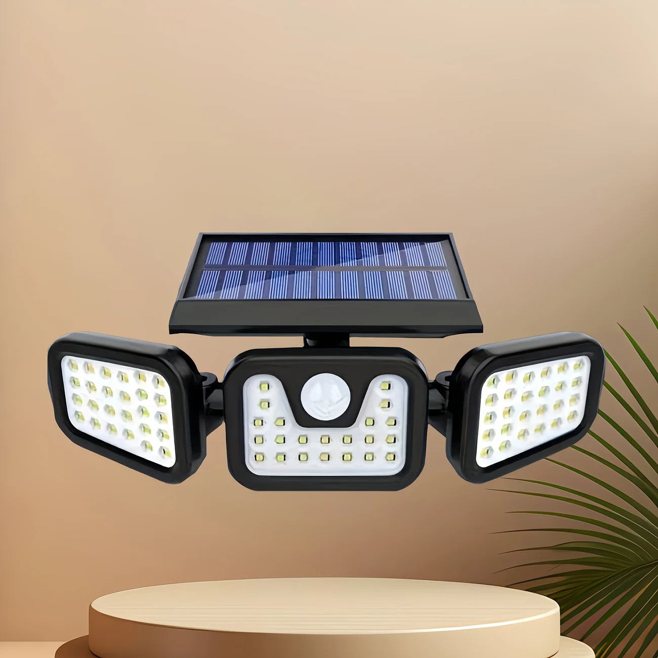 74 LED Solar Motion Sensor Light with Movement Detection, 3 Brightness Modes Outdoor Wall Lamp, Suitable for Front Door, Yard, Garage, Terrace. - Image 1