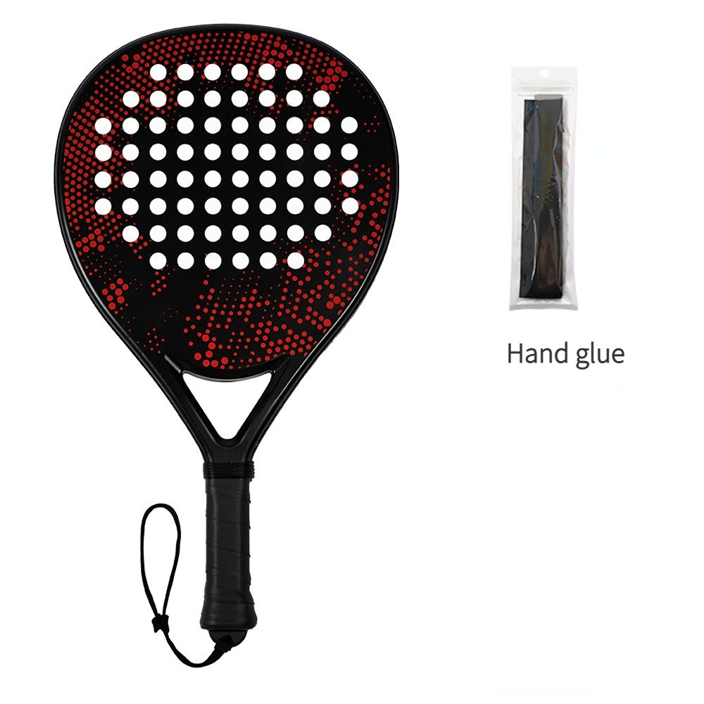 Padel Racket Carbon Fiber Lightweight Control EVA Core | Comfort Grip for Beginner & Intermediate Players（Double beat of blue and black lines） - Image 8
