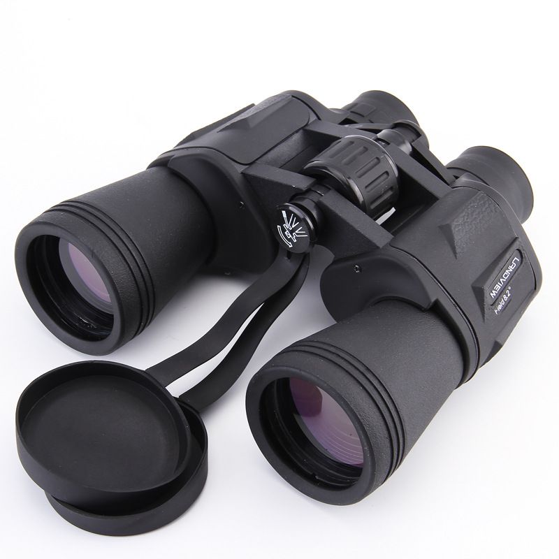 10x50 HD Binoculars - Wide Angle Large Eyepiece - Night Vision for Birdwatching Hiking Concerts - Lightweight & Portable（Black blade） - Image 8