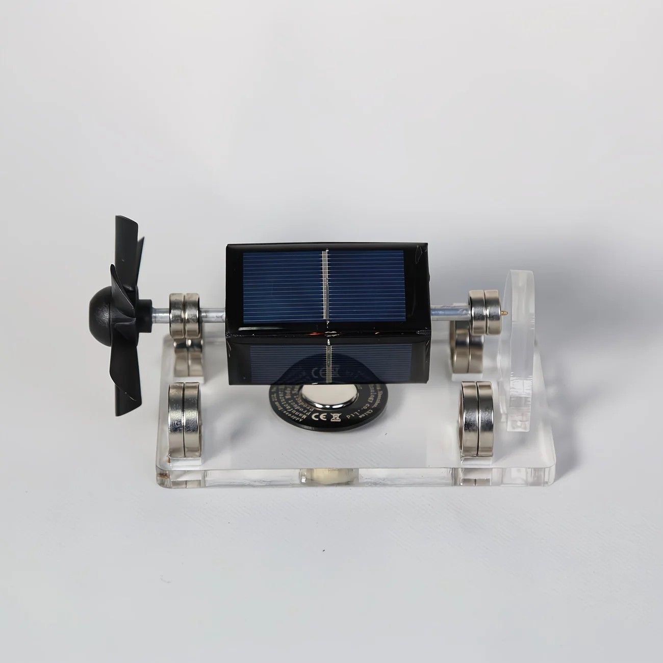 Magnetic levitation solar ornament, zero power consumption anti-gravity rotation, light luxury desktop decoration, full of tech appeal, perfect for gifting or personal use. - Image 2