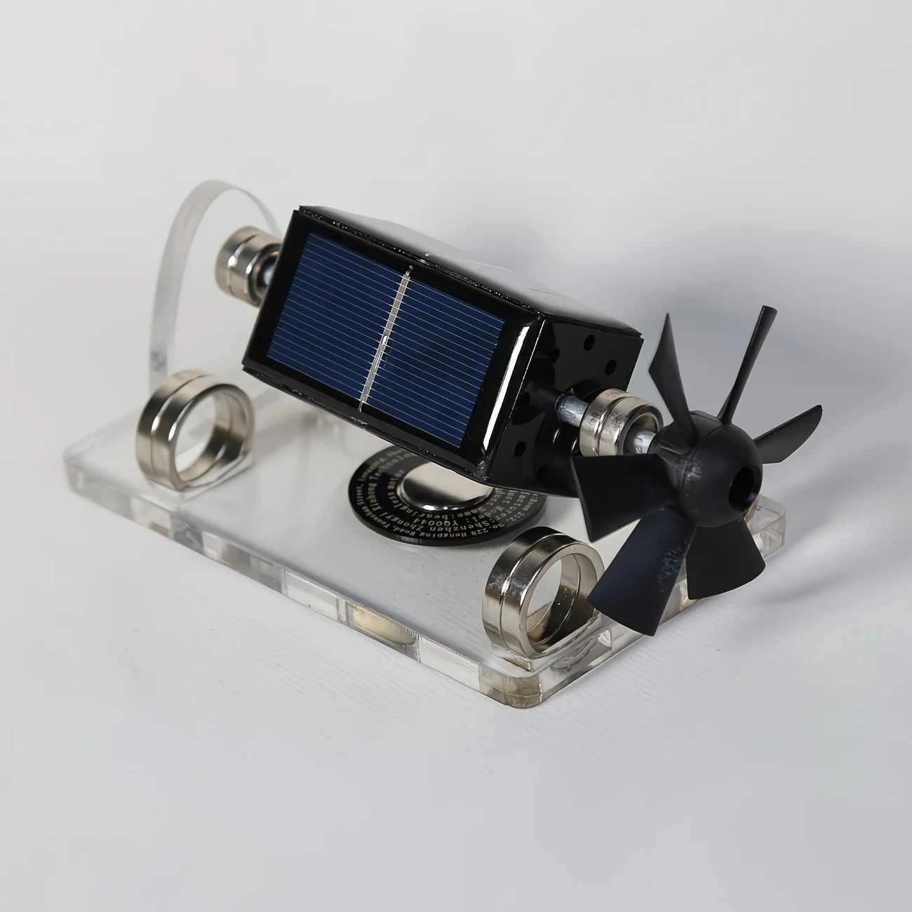 Magnetic levitation solar ornament, zero power consumption anti-gravity rotation, light luxury desktop decoration, full of tech appeal, perfect for gifting or personal use. - Image 4