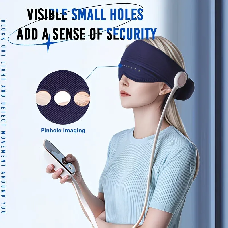 6D Airbag Heat Therapy Head & Eye Massager: Three-Level Constant Warmth Aids Sleep, Multi-Mode Simulated Hand Kneading, Low Noise with Light-Blocking Design, Suitable for the Whole Family - Image 1