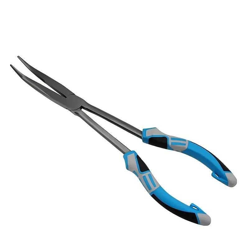 Multi-functional Fishing Pliers - Long Nose, Rust-proof & Anti-slip, Easy Hook Removal & Fish Control(Red straight pliers） - Image 8