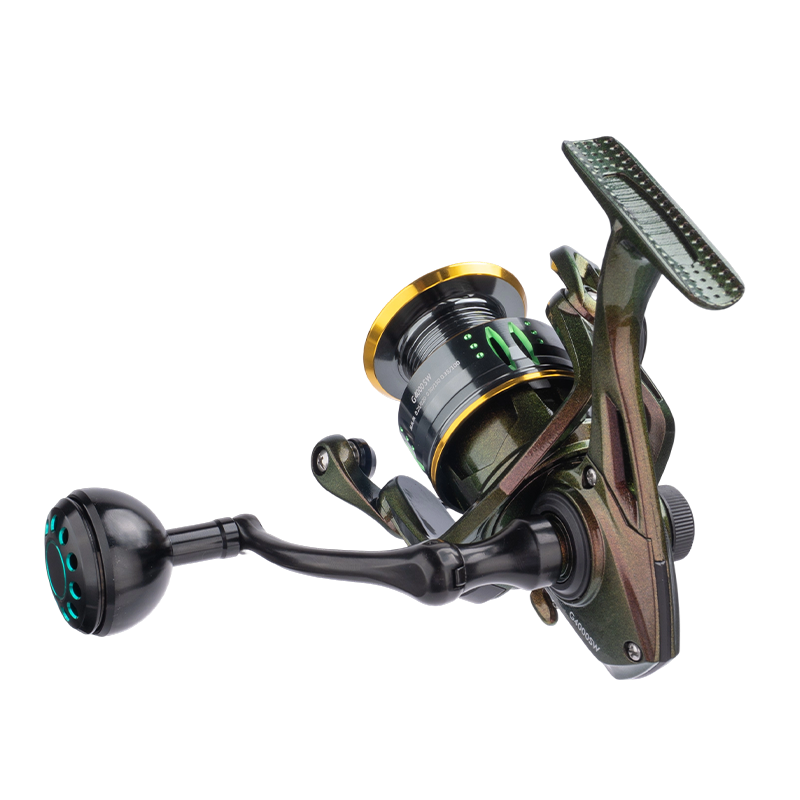 DEUKIO GSW Spinning Reel, Anti-Slip Metal Spool, 3+1 Bearings Zero-Gap, Waterproof Rustproof, Long Cast for Big Fish - Image 6