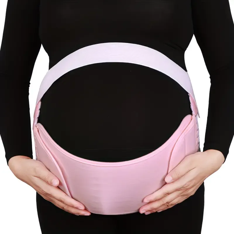 2-in-1 Pregnancy Support & Belly Band, Breathable Skin-Friendly Lightweight, Ergonomic Fit, Relieves Lower Back & Pubic Discomfort, Full Protection During Pregnancy & Postpartum/complexion.XL code - Image 4