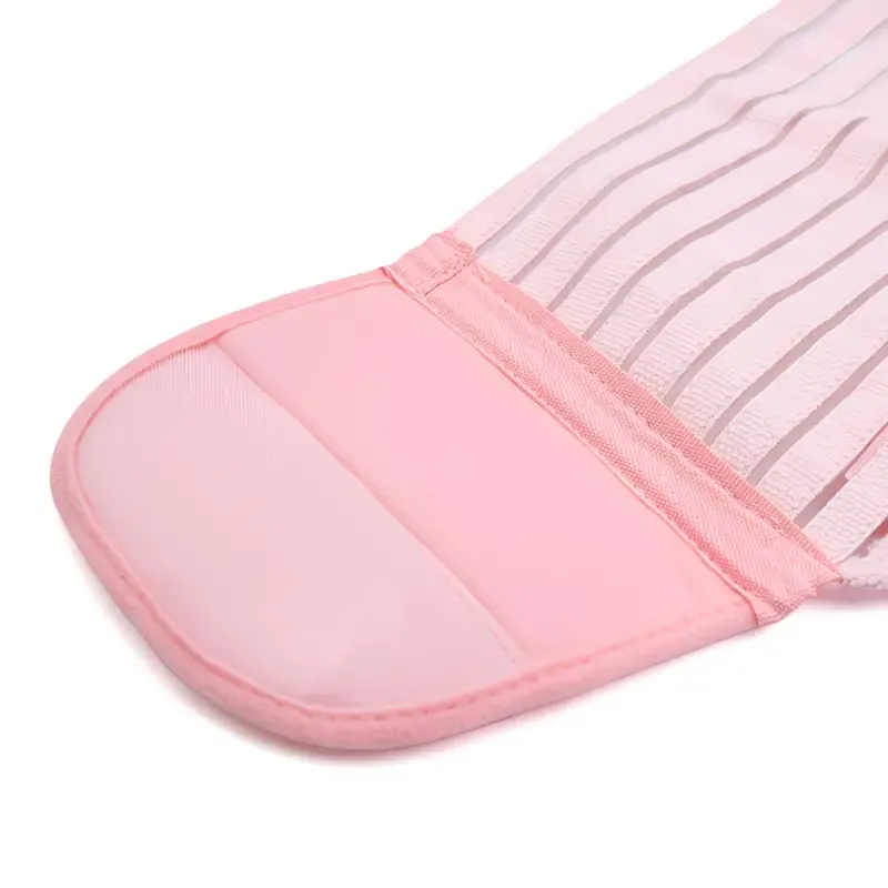 2-in-1 Pregnancy Support & Belly Band, Breathable Skin-Friendly Lightweight, Ergonomic Fit, Relieves Lower Back & Pubic Discomfort, Full Protection During Pregnancy & Postpartum/PINK.M code - Image 4