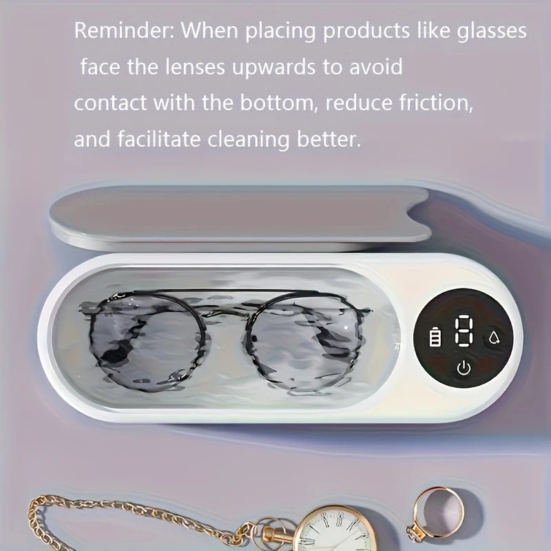 Smart Ultrasonic Cleaner: Renew Your Glasses and Jewelry with 360° Deep Cleaning - Image 8