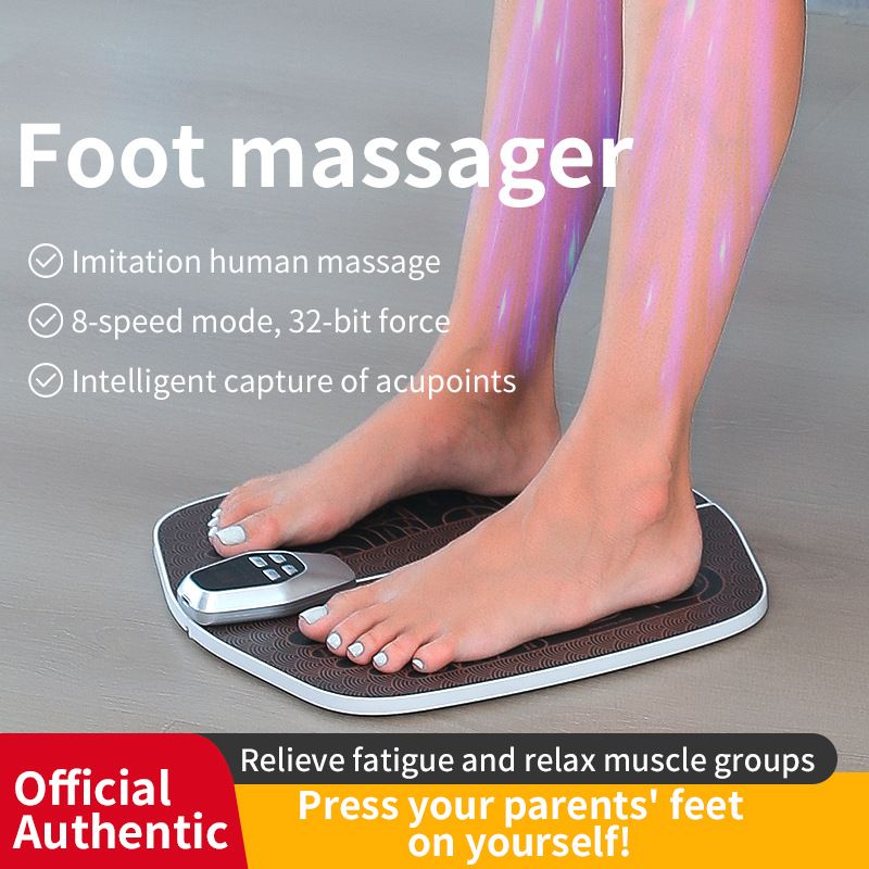 EMS pedicure machine: 8 modes and 32 files, intelligent acupoint massage, relieving fatigue and improving leg shape, a portable foot care expert shared by the whole family! /black - Image 2