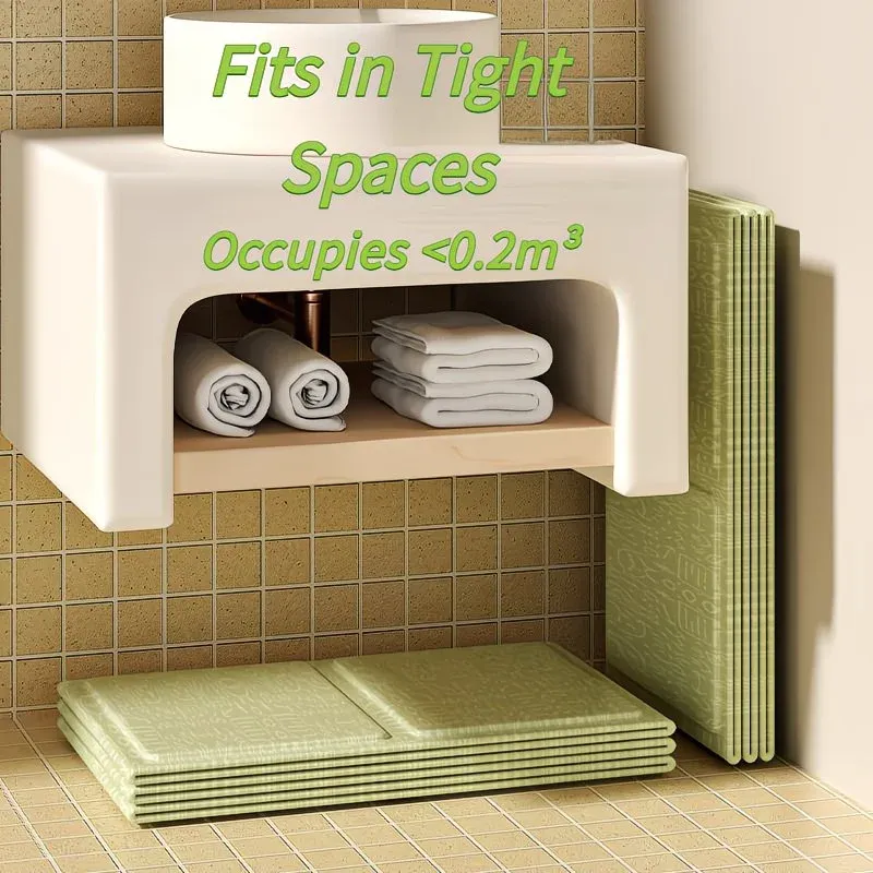 Foldable Bathtub: Instant Setup, Folds 10,000 Times, Four-Layer Insulation, One Tub for Bathing, Foot Soaking, Laundry, and Pet Washing./Graffiti green - Image 7