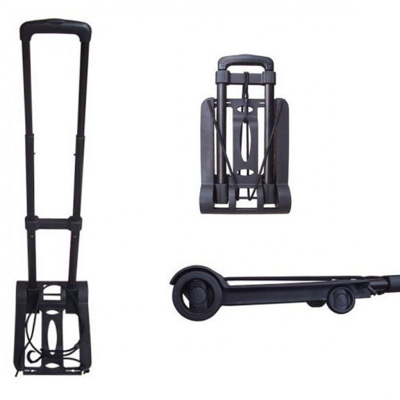 Folding Portable Cart: Lightweight 1.3kg, Load Capacity 30kg, Silent Smooth Wheels, Essential Tool for Travel, Shopping and Moving - Image 5