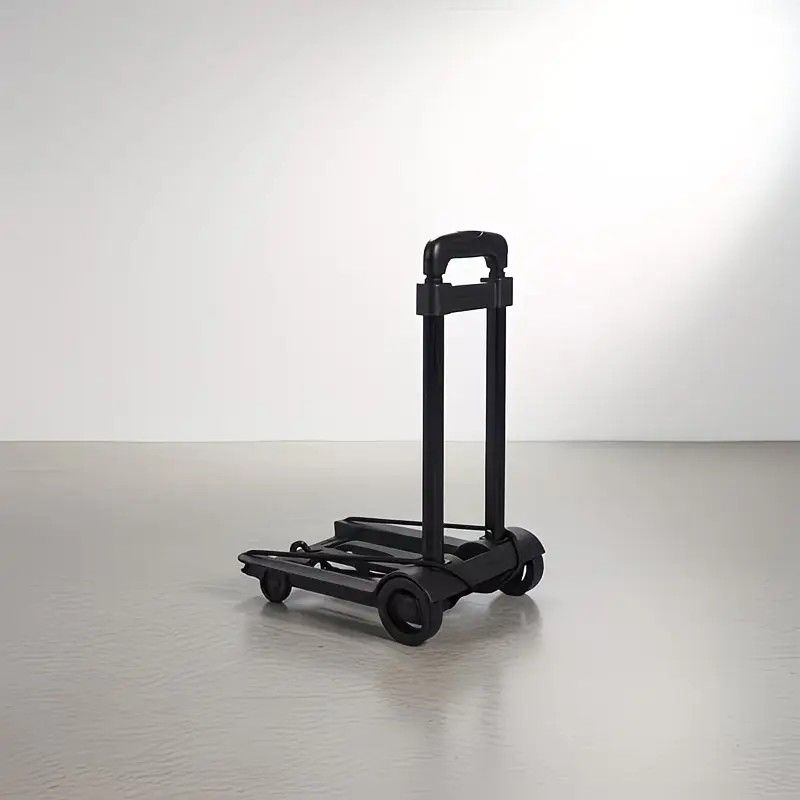 Folding Portable Cart: Lightweight 1.3kg, Load Capacity 30kg, Silent Smooth Wheels, Essential Tool for Travel, Shopping and Moving - Image 6
