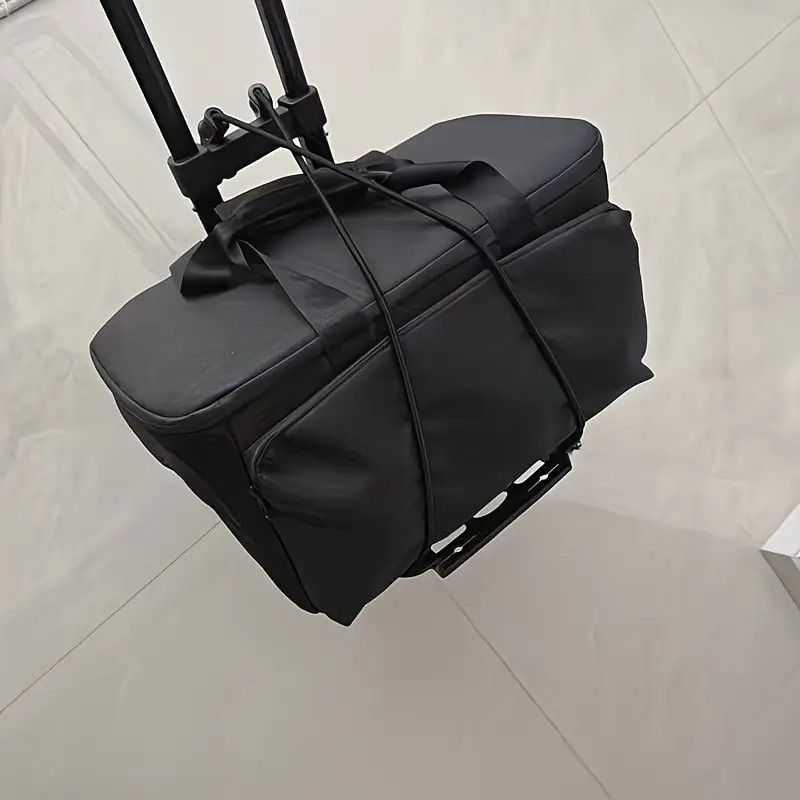 Folding Portable Cart: Lightweight 1.3kg, Load Capacity 30kg, Silent Smooth Wheels, Essential Tool for Travel, Shopping and Moving - Image 8