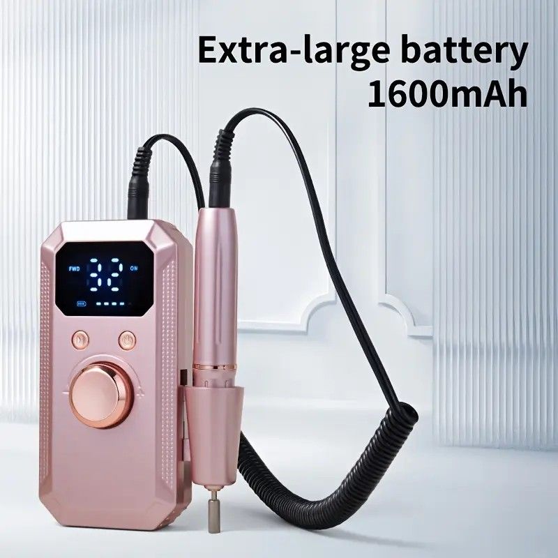 Professional Nail Drill: Quiet and Efficient, LED Digital Display, 31 Accessories for All-in-One Use, Easy for Beginners to Master.rose gold - Image 7