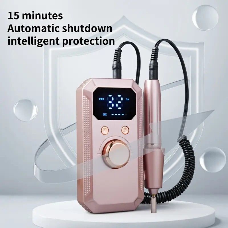 Professional Nail Drill: Quiet and Efficient, LED Digital Display, 31 Accessories for All-in-One Use, Easy for Beginners to Master.rose gold - Image 8