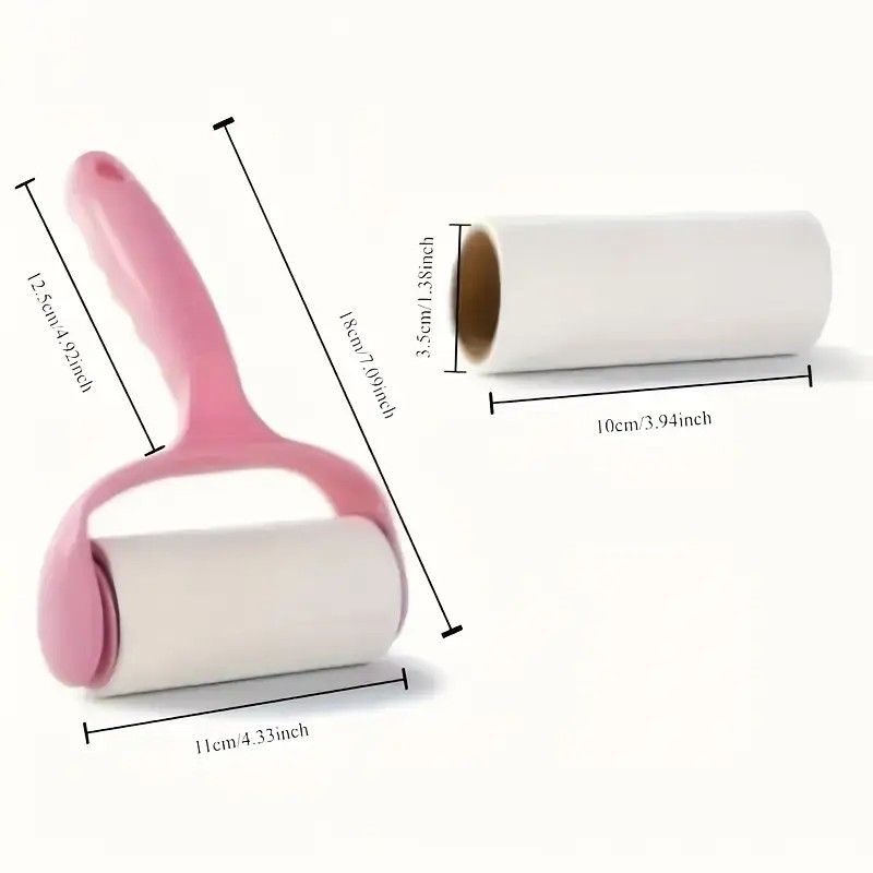 1 Handle + 6 Refill Rolls Lint Roller! Home Clothing and Pet Hair Cleaning Roller, Tear-off Adhesive Sheets, Strong Stickiness Won't Damage Fabrics, Essential Home Cleaning Must-Have - Image 8