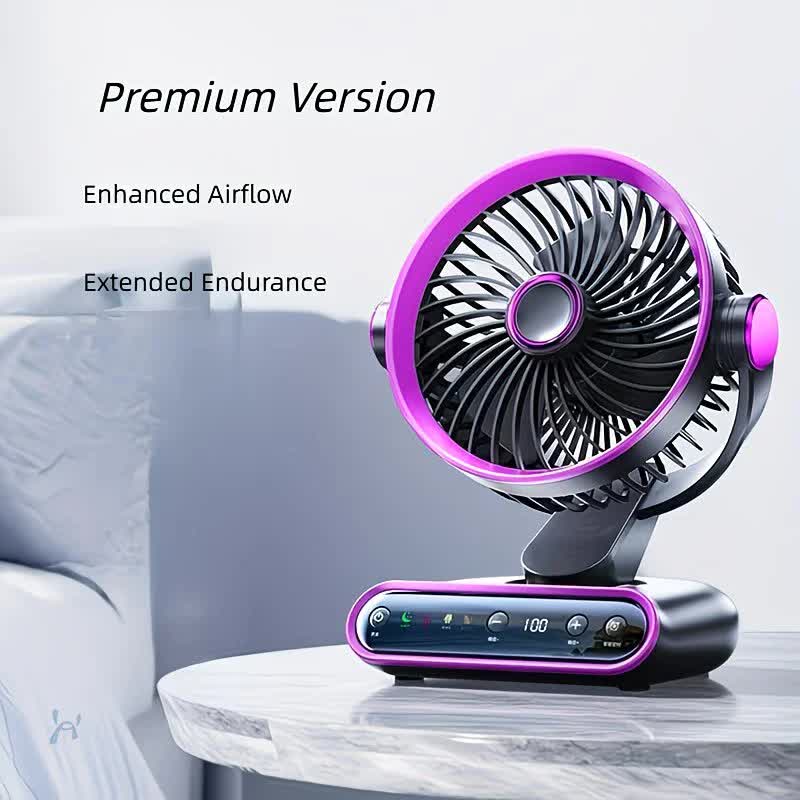 Grayish Purple   AI Smart Circulating Fan: 4 Modes + Silent Airflow, Your All-Scenario Cooling Companion。 - Image 1