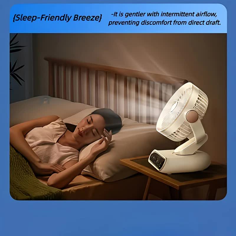 Grayish Purple   AI Smart Circulating Fan: 4 Modes + Silent Airflow, Your All-Scenario Cooling Companion。 - Image 4