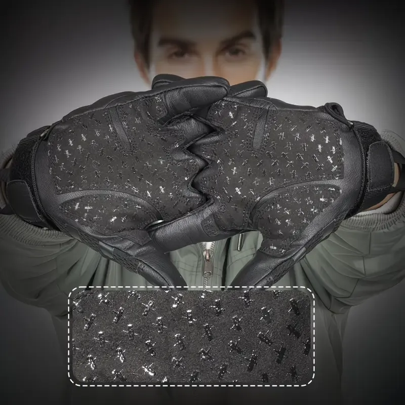 Full-Finger Multi-Functional Tactical Gloves, TPU Exoskeleton Impact Protection, Five-Finger Touchscreen Precision Control, Anti-Slip Wear-Resistant Palm, Essential for Outdoor Riding and Tactical Training./GREEN .M code - Image 4