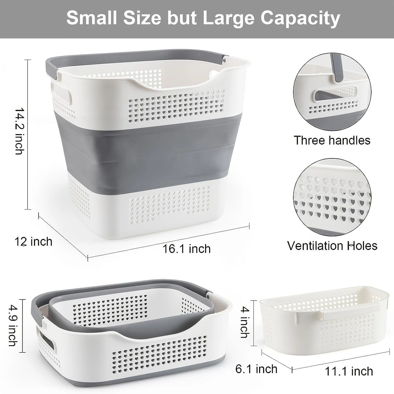 Multi-functional Folding Laundry Basket: Hassle-free Storage, One Basket for All Your Clothes Sorting.purplish red - Image 8