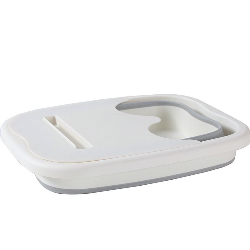 Foldable Foot Soak Tub: TPE Collapsible Deep Tub with Lid for Heat Retention, Foot Massage, Essential for Home Wellness and Relaxation.GREY - Image 6