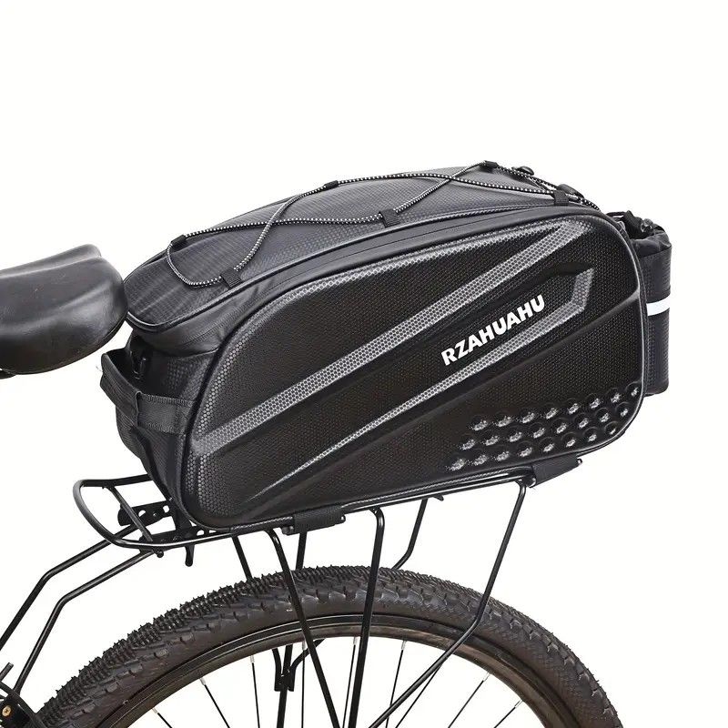 Ride and commute with one bag – waterproof, large capacity, and instantly converts to a shoulder bag.（Black messenger bag） - Image 1