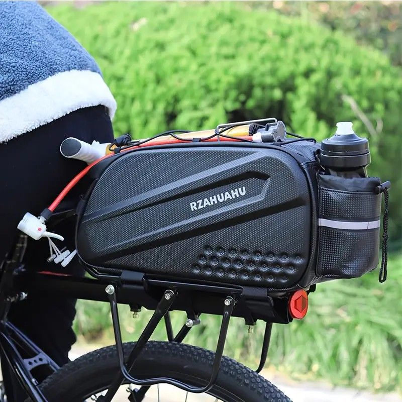 Ride and commute with one bag – waterproof, large capacity, and instantly converts to a shoulder bag.（Black messenger bag） - Image 2