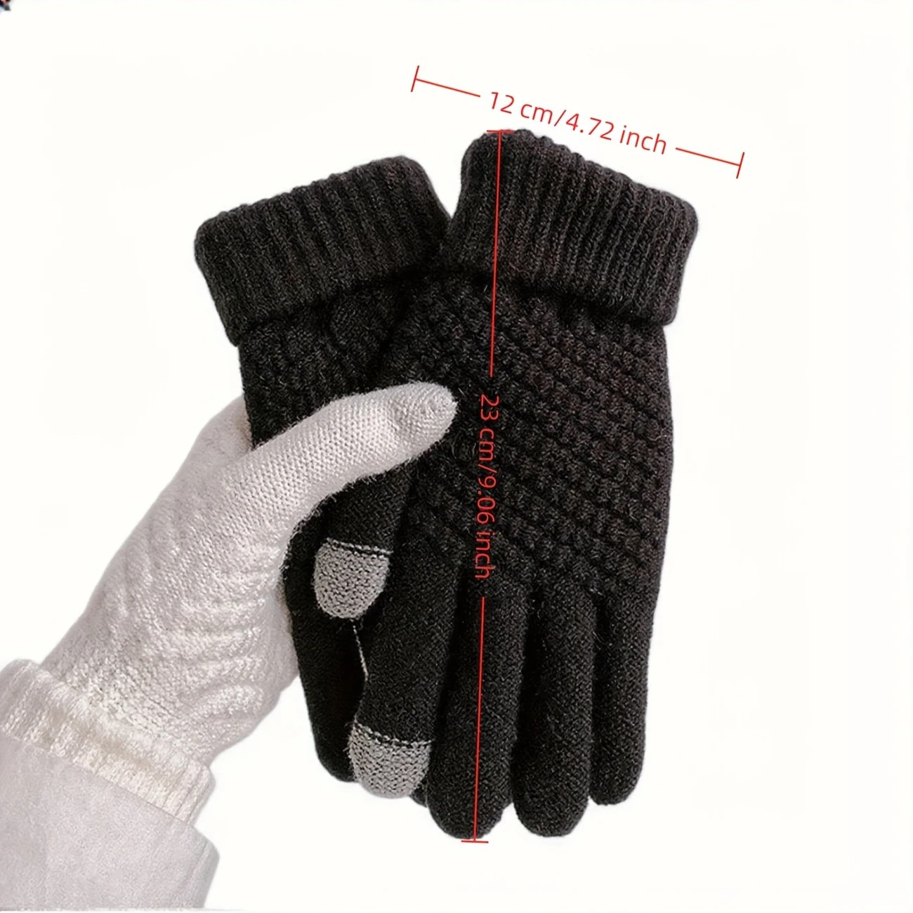 Unisex Winter Gloves - Thermal, Thickened, Waterproof, Windproof, Touchscreen Compatible - Image 4