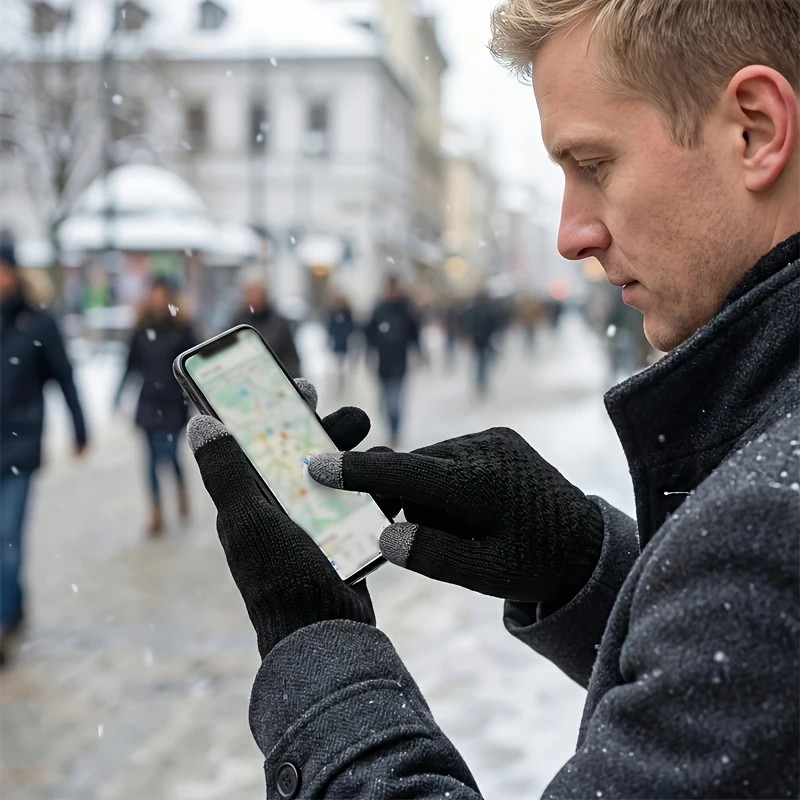 Unisex Winter Gloves - Thermal, Thickened, Waterproof, Windproof, Touchscreen Compatible - Image 6