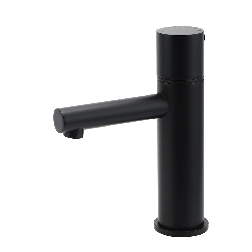 WELS 6L/min Black Standard Basin Mixer Vanity Sink Faucet Bubble Tap Laundry Set - Image 1