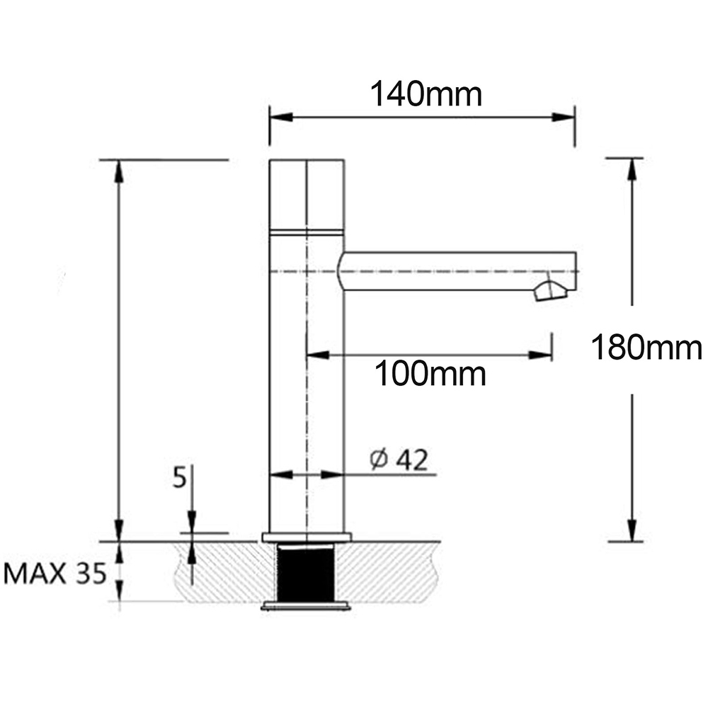 WELS 6L/min Rose Gold Basin Mixer Vanity Sink Bubble Faucet Tap Washing Laundry - Image 8