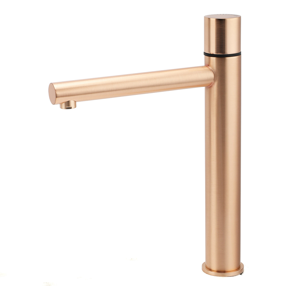 WELS 6L/min Rose Gold Bathroom Basin Mixer Vanity Sink Bubble Faucet Tap Laundry - Image 1