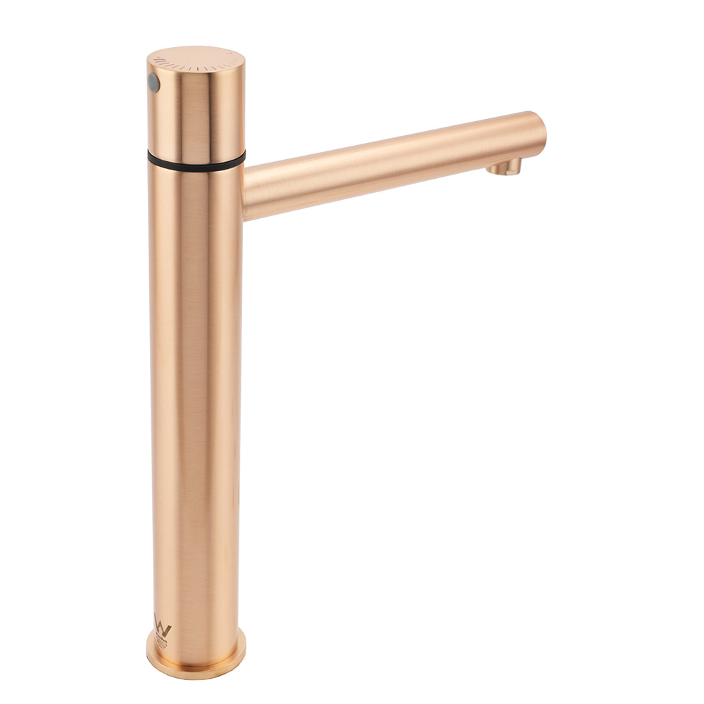WELS 6L/min Rose Gold Bathroom Basin Mixer Vanity Sink Bubble Faucet Tap Laundry - Image 3