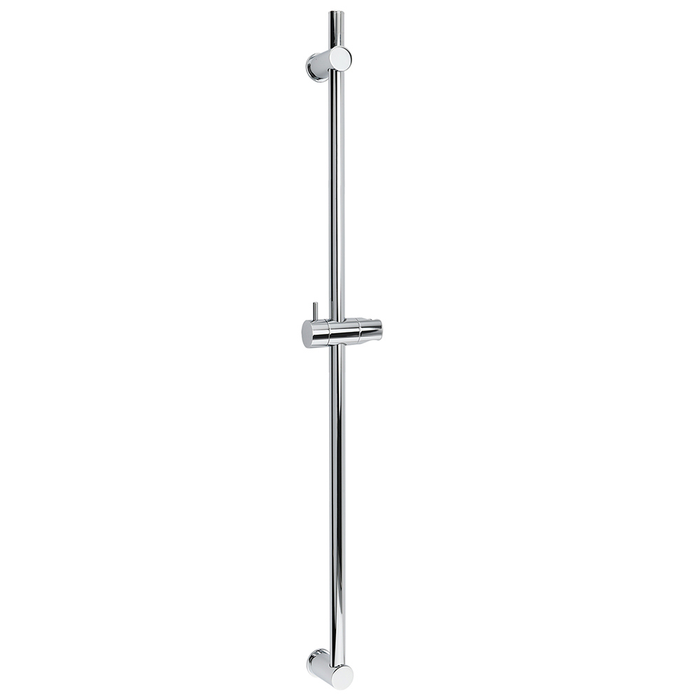Strong Brass Chrome Round 850mm Long Sliding Rail Bar Holder For Handheld Shower - Image 1