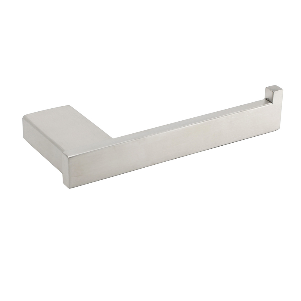 Bahtroom Accessory Brushed Nickel Toilet Paper Roll Tissue Roll Holder Rack Hook - Image 1
